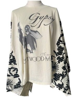 Blue Velvet Fleetwood Mac “Gypsy” graphic top, Sz L/XL NWT